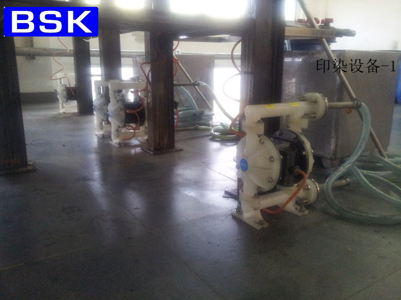 Plastic Air Driven Diaphragm Pump 1 Inch Corrosion Resistant
