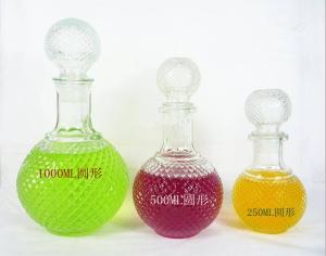 China Claer glass XO bottle wholesale