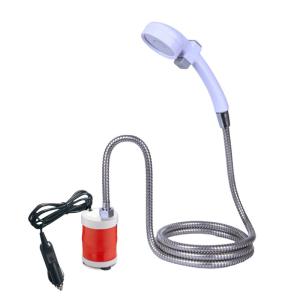China 12V 20W Electric Submersible Pump Car Washer Handheld Faucet Set Outdoor Bath Camping Shower Kit wholesale