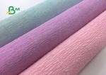 Colorful Hand - Make Crepe Uncoated Woodfree Paper , Red / Purple / Blue For DIY