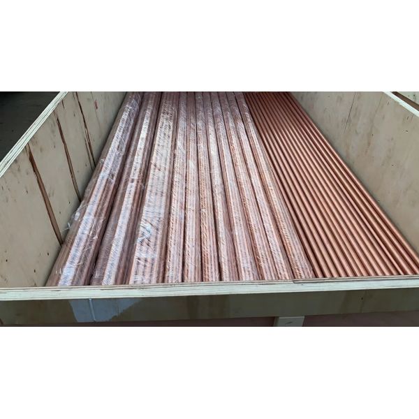 Astm B280 Straight Copper Pipe 99.9% Hard Temper Air Conditioner Tube Water 8mmStraight Copper Pipe 8mm