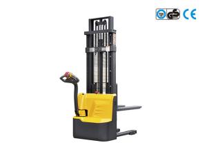 China Walkie Type Full Electric Pallet Stacker For Narrow Aisle 24V / 105Ah wholesale