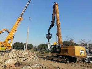 China 10m Sheet Pile Vibro Hammer , Hydraulic Pile Driving Hammer wholesale