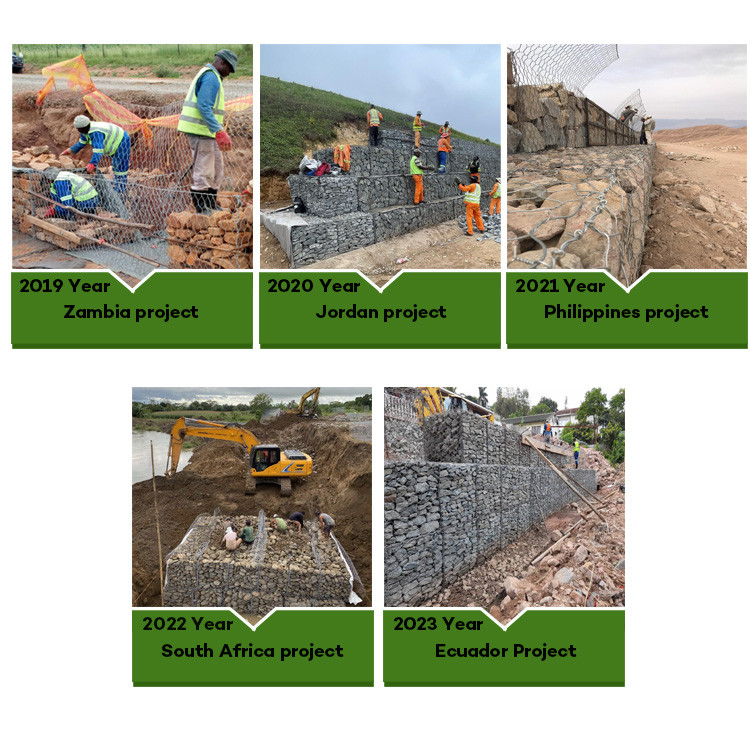 Free Sample Send Gabion Basket Woven Hexagonal Mesh Wire With Wooden Pallet Package