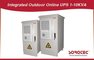China Double - conversion uninterruptible high power 0.7 factor Outdoor UPS 3KVA / 2400W wholesale