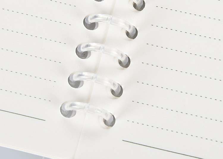 Rivet Plastic Hard Cover Notebook Offset Paper Material And Personalized Logo