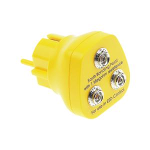 China Glossy Dull ABS EURO Antistatic Earth Bonding Plug wholesale