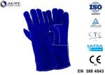 Leather Heat Resistant PPE Safety Gloves Soft High Dexterity For Welding Oven