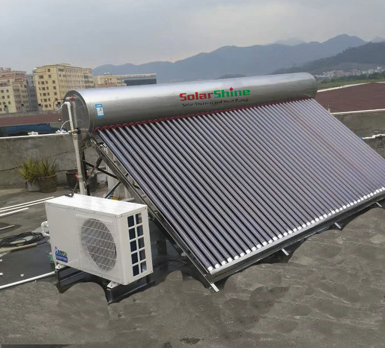 Unpressurized Thermosyphon Solar Water Heater Direct Plug Connection Type