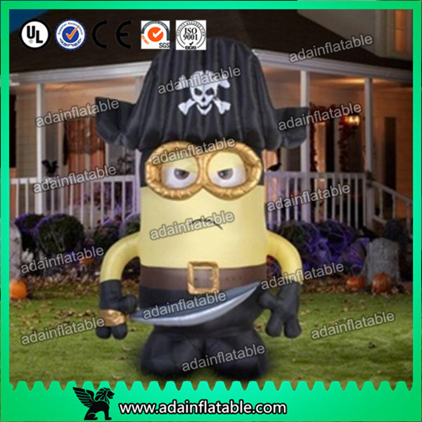Oxford Cloth Inflatable Cartoon Character Giant Inflatable Minions Customized