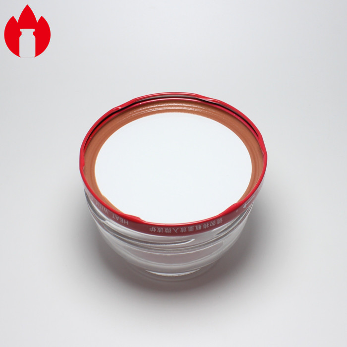Customized Glass Bowl Container With Metal Cover