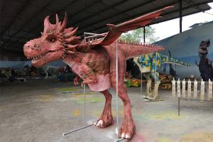 China 4 Metters Flying Custom Western Dragon Costume To Perform In European Market wholesale
