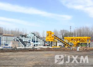 China Hydraulic Stationary Concrete Batching Plant 25m3 Aggregate Batching Machine wholesale