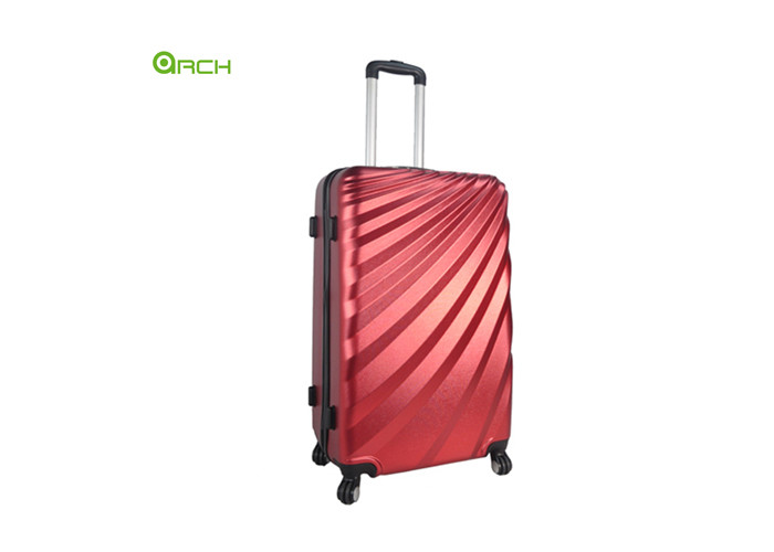 ABS PET Trolley Travel Hard Case Luggage With Spinner Wheels