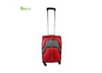 Front Pockets 1680D Imitation Polyester Spinner Luggage Bag