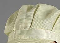 Washable 0.5cm Strip Anti Static Hat Unisex Clean Room Cap