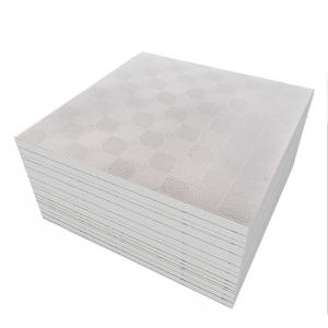 China Mold Resistant PVC Coated Gypsum Ceiling Tiles Lightweight 7mm Thickness wholesale