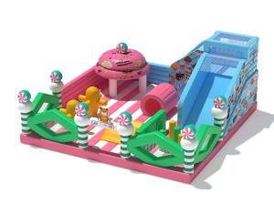 China Candy Park Magic Inflatable Castle Bounce House For Children wholesale