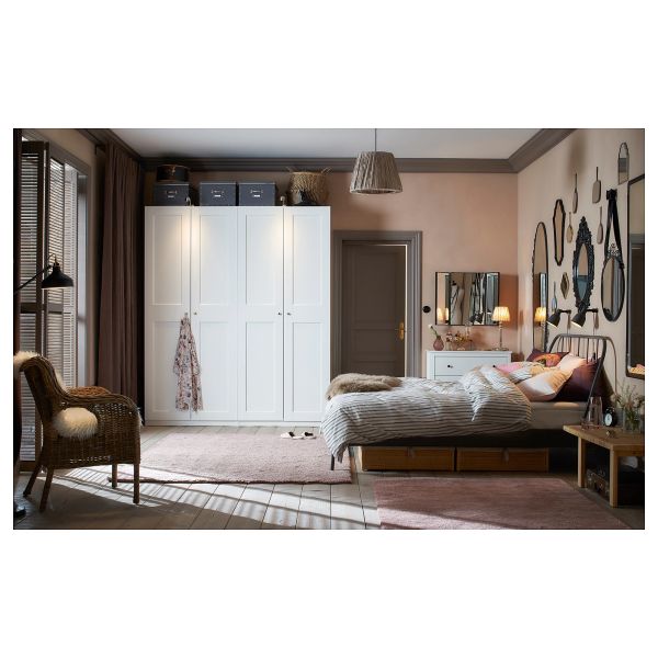 Home Customized Swing Door Wardrobe Bedroom Furniture Wardrobe 18mm MFC