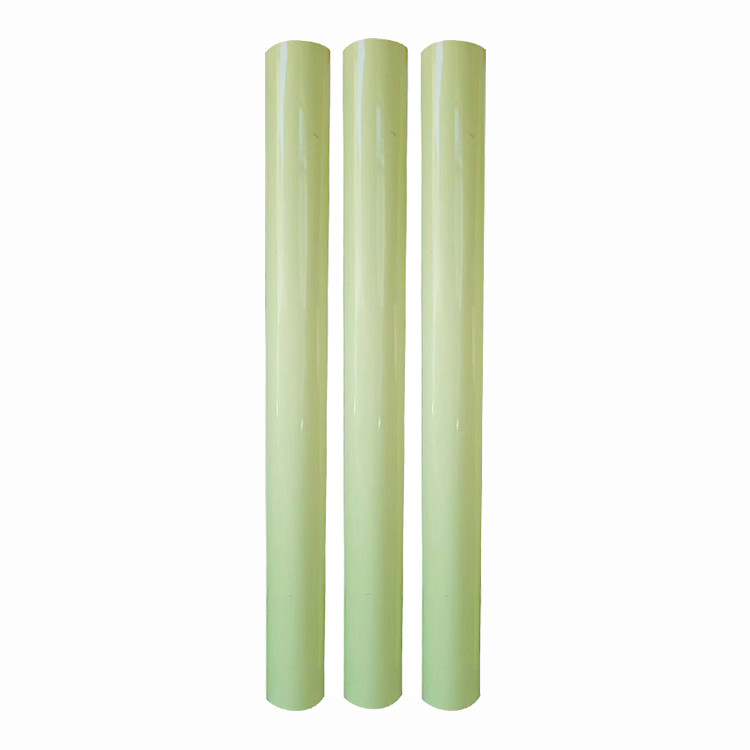 Green Luminescent Self Glow In The Dark Vinyl Adhesive Film For Emergency Signage