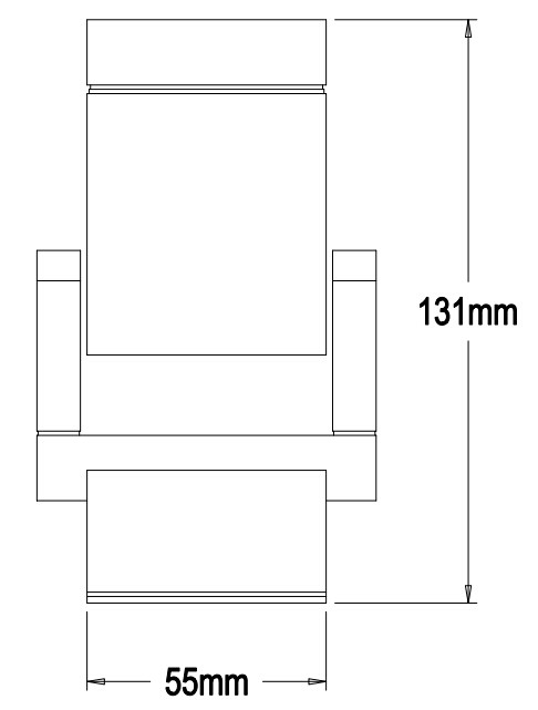 square or shape baseplate pure Aluminum LED wall lamps led 3W 5W wall lamp 2years warranty