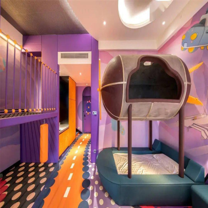 Family Rooms Entertainment Friendly Hotel Slide for Entertainment and Kids Club
