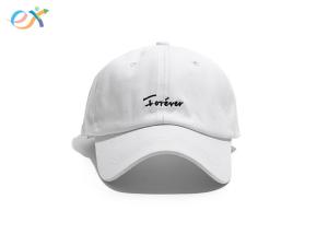 China Custom Logo Baseball Cap , Unisex Baseball Caps With Embroidered Letter Patch wholesale