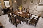 Antique Europe Style wooden furniture diningroom sets table chairs buffet