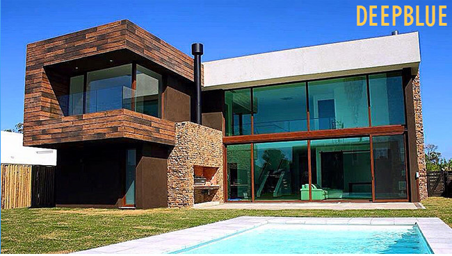Luxury Prefab Steel Houses Prefabricated home based on AS / NZS/CE Standard luxury Prefab home