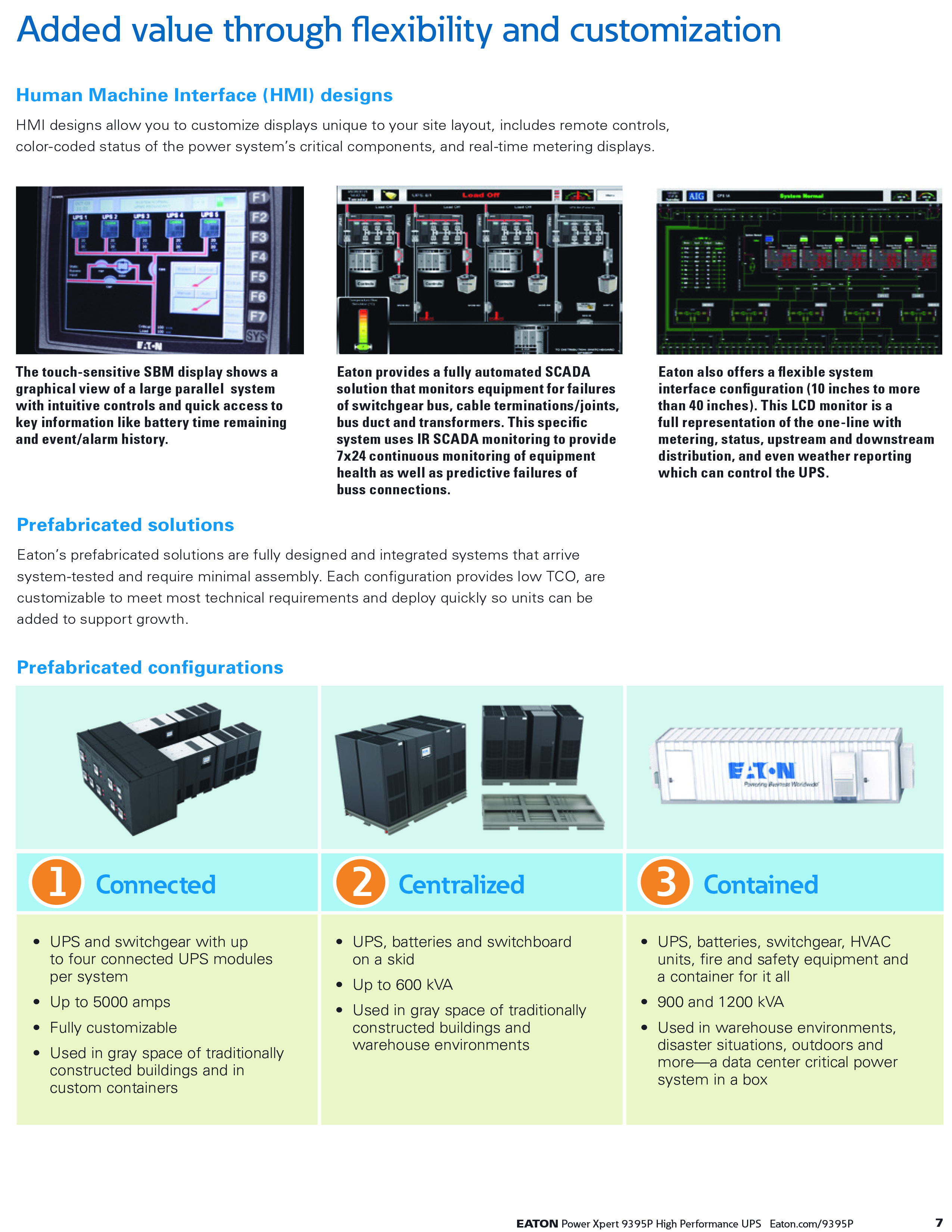 EATON UPS Brand low frequency 3 phase ups 240v online ups power supply systems