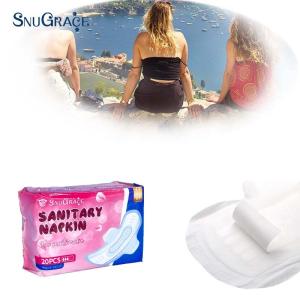 China Last Stock Alert SnuGrace Sanitary Napkin with Fast Absorption and Blue Core Model wholesale