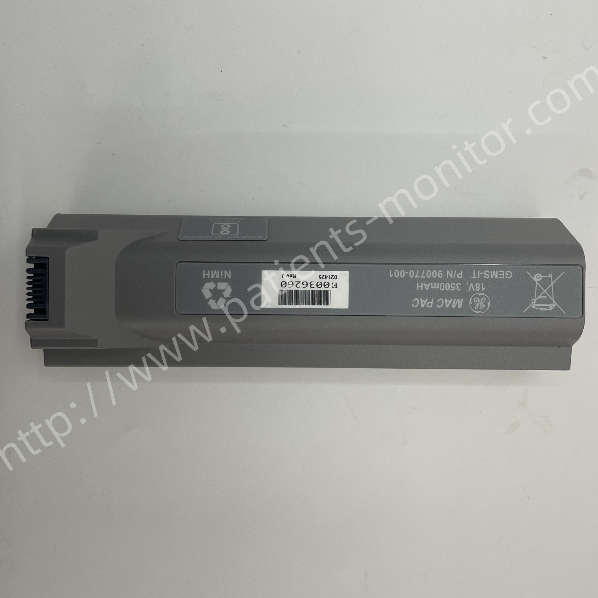 GE Marquette MAC3500 ECG Machine Ni-MH Battery 900770-001 MAC PAC Replacement Batteries 18V 3500mAh