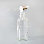 Wholesale Custom 100ml clear glass essential oil bottle with pipette dropper