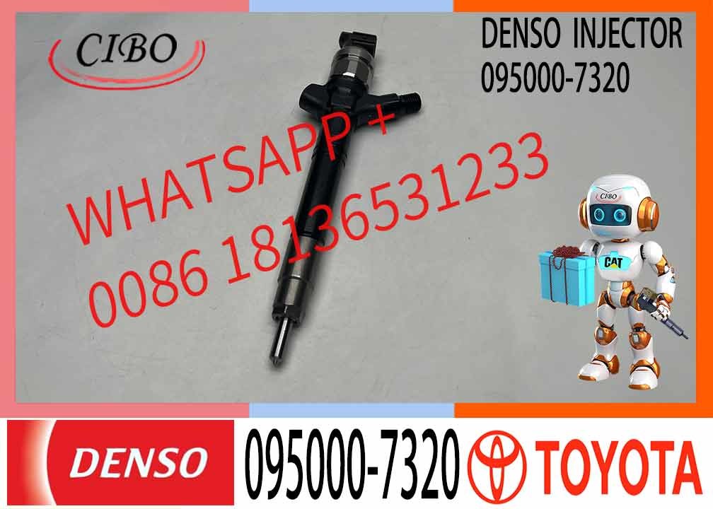 High Performance Fuel Injector 095000-7320 Common Rail Injector 23670-0R130 for TOYOTA 1AD-FTV