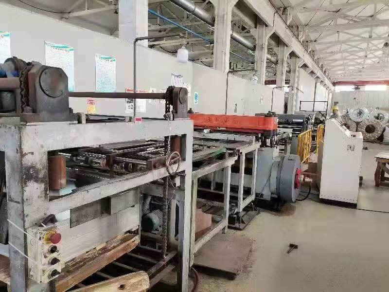 Used Hengli Industrial Coil Cutting Line with pinhole detector