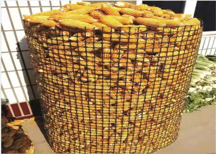 Prevent Soil Erosion black 25KN/m Geogrid For Slope Stabilization