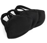 Thick Washable Cotton Face Masks Black Anti Dust Cotton Mouth Face Mask