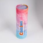 Hot Stamping Paper Canister Packaging , EVA Cardboard Cylinder Packaging