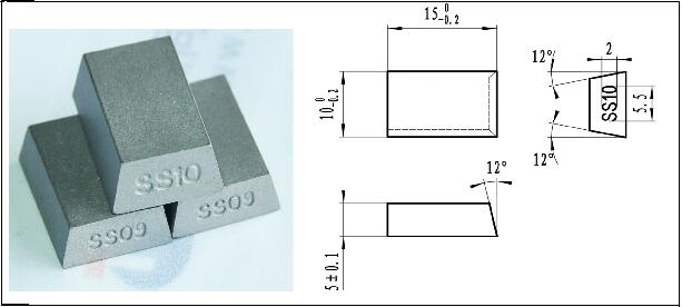 Professional Tungsten Carbide Cutting Tips For Limestone / Sandstone SS10 Type
