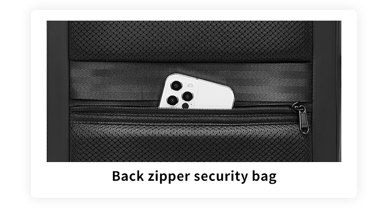 Mens Anti Theft Waterproof Business Backpack With Computer Interlayer
