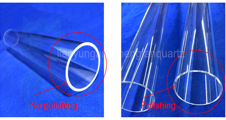 Customized High Quality Clear Quartz Glass Tube With Large Size Diameter Silica Glass
