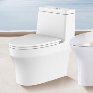 China Ceramic Sanitary Ware One Piece Toilet White For Hotel Bathroom wholesale