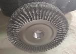 Wire Descaling Brush / Knotted Wire Wheel Brush Four Knot Sections Combined