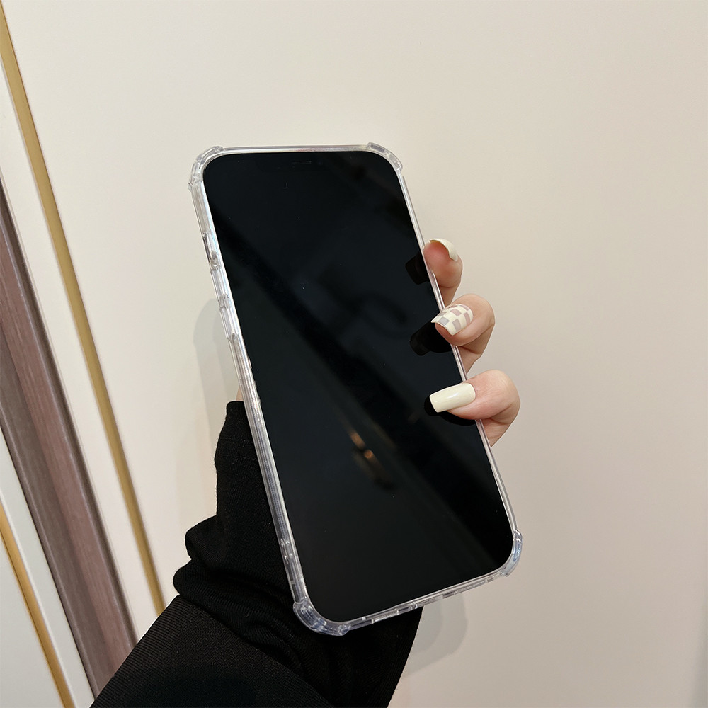 Smooth Silicone Cell Phone Cases For Iphone 8 Protection Transparent Material