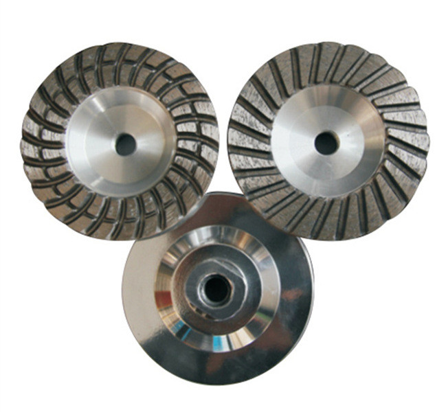 Aluminum Matrix Masonry 4 Diamond Cup Grinding Wheel CE
