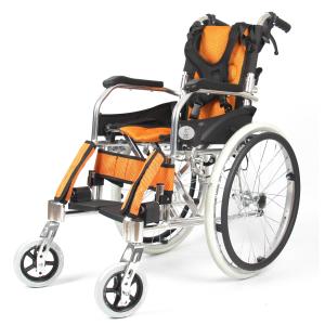 China Extra Lightweight Traveling Aluminum Manual Wheelchair Transport Airplane Chair wholesale