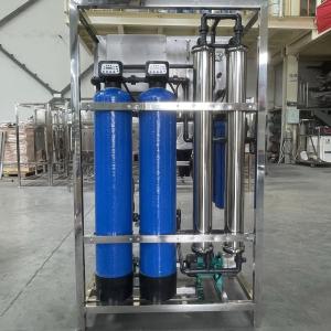 China 0.5 Tons Double Stage Reverse Osmosis Water Treatment Equipment With Blue Jar Color wholesale