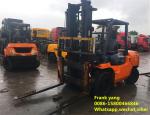 7fd50 Used Diesel Forklift Truck , Second Hand Toyota 5 Ton Forklift