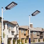 IP67 200W Solar Semi Integrated Street Light Die Cast Aluminum Material