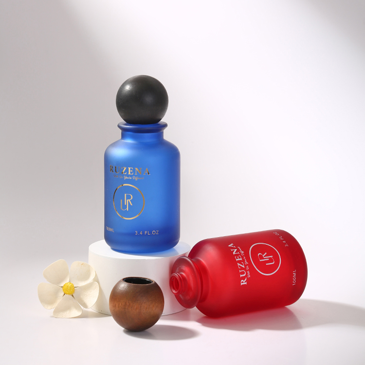 Unique Design 30ml 50ml 100ml Round Small Custom Refillable Empty Spray Glass Perfume Packaging Bottle with Box Luxury